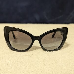 D&G Gabbana Black Cat-Eye Sunglasses